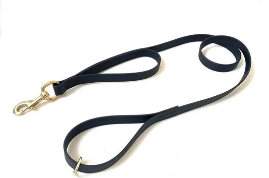 Biothane Politie hondenlijn 1.5 meter met extra handvat