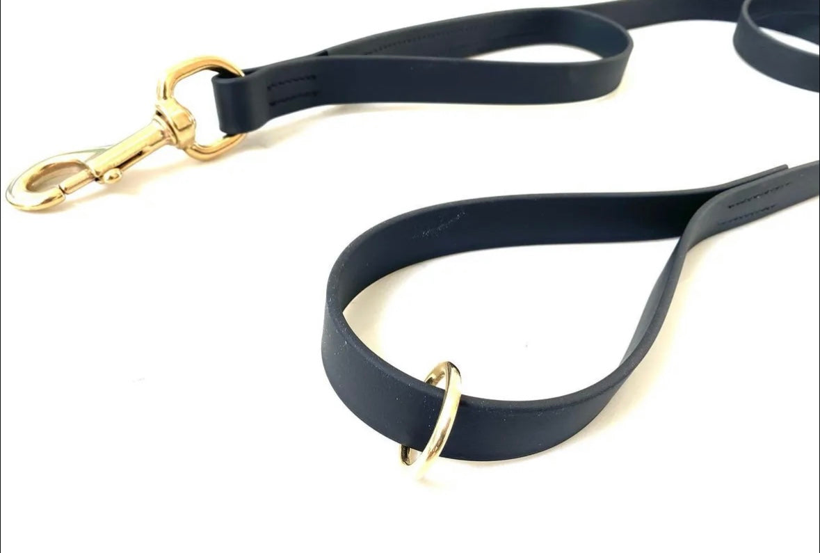 Biothane Politie hondenlijn 1.5 meter met extra handvat