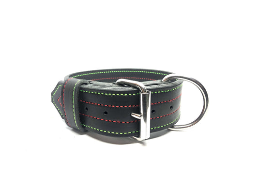 Rex lederen halsband 5cm