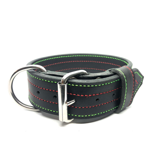 Rex lederen halsband 5cm