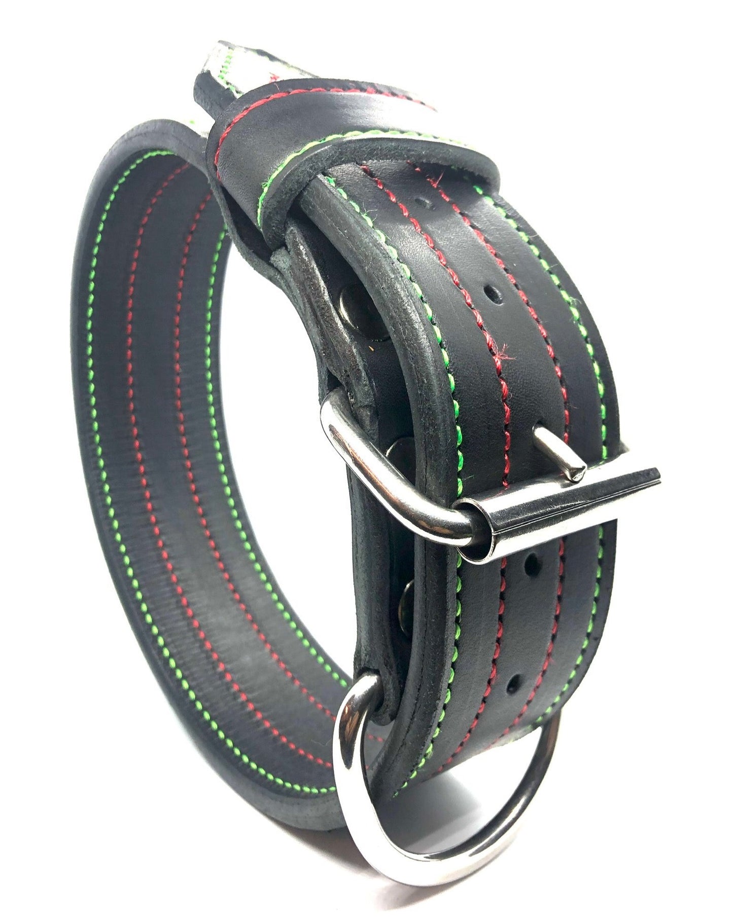 Rex lederen halsband 5cm