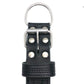 Zwart leder halsband 5cm