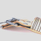 Naturel leder halsband 5cm